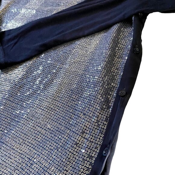 Bella Amore Made in Italy Sequin Tunic Women's M/L Designer Luxury‎ Party Chic - Picture 4 of 9